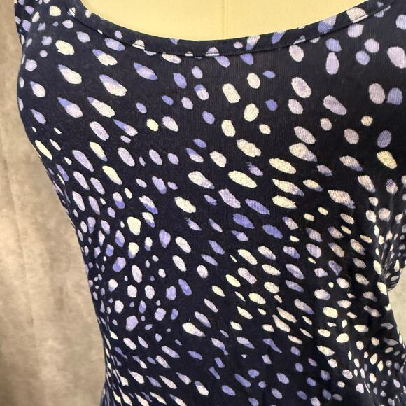 Torrid Super Soft Knits Maxi Scrunch Dress Size 1 (14/16) Navy Blue white Print - Picture 6 of 11